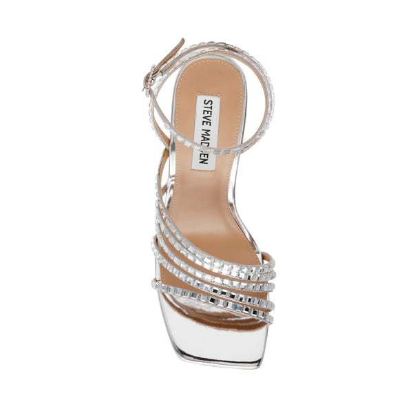 Tacones Glitz-R Plateados