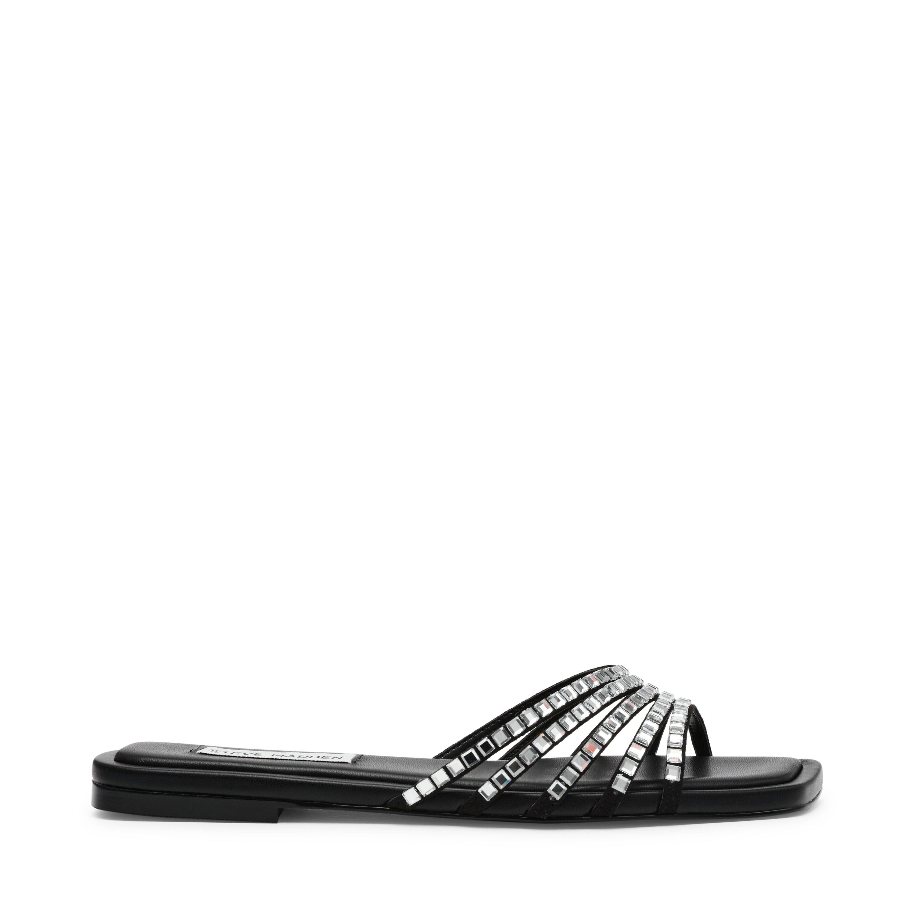 Sandalias Planas Lyris Negras