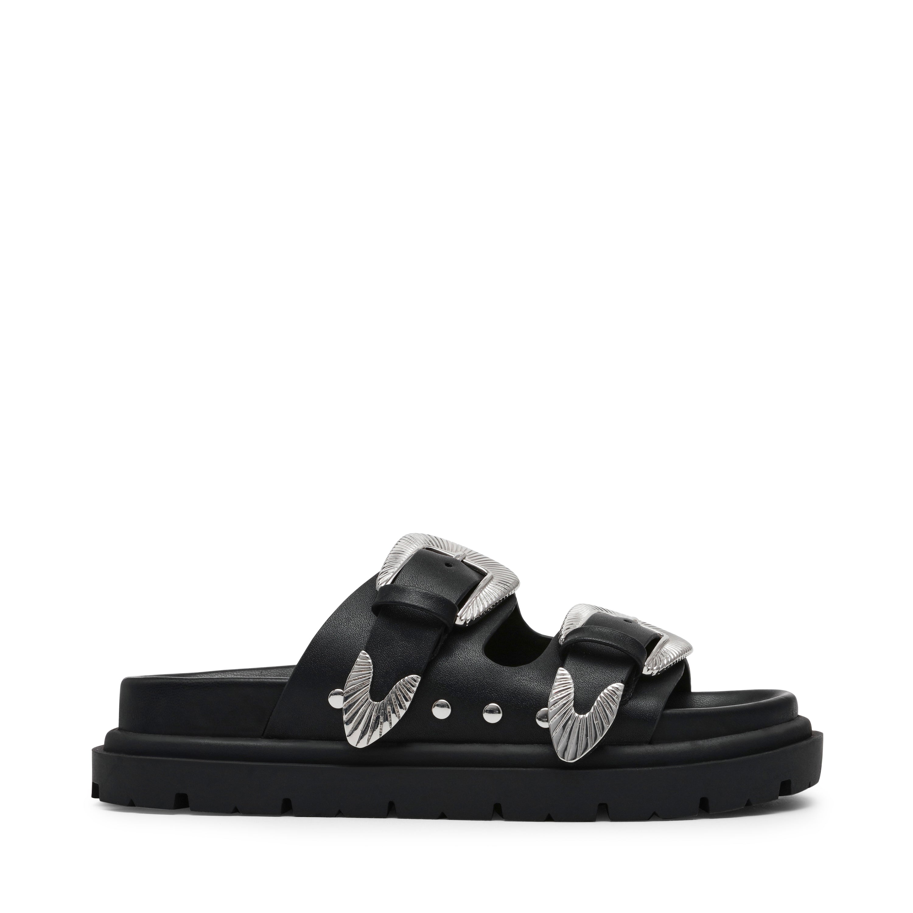 Sandalias Planas Outcast Negras